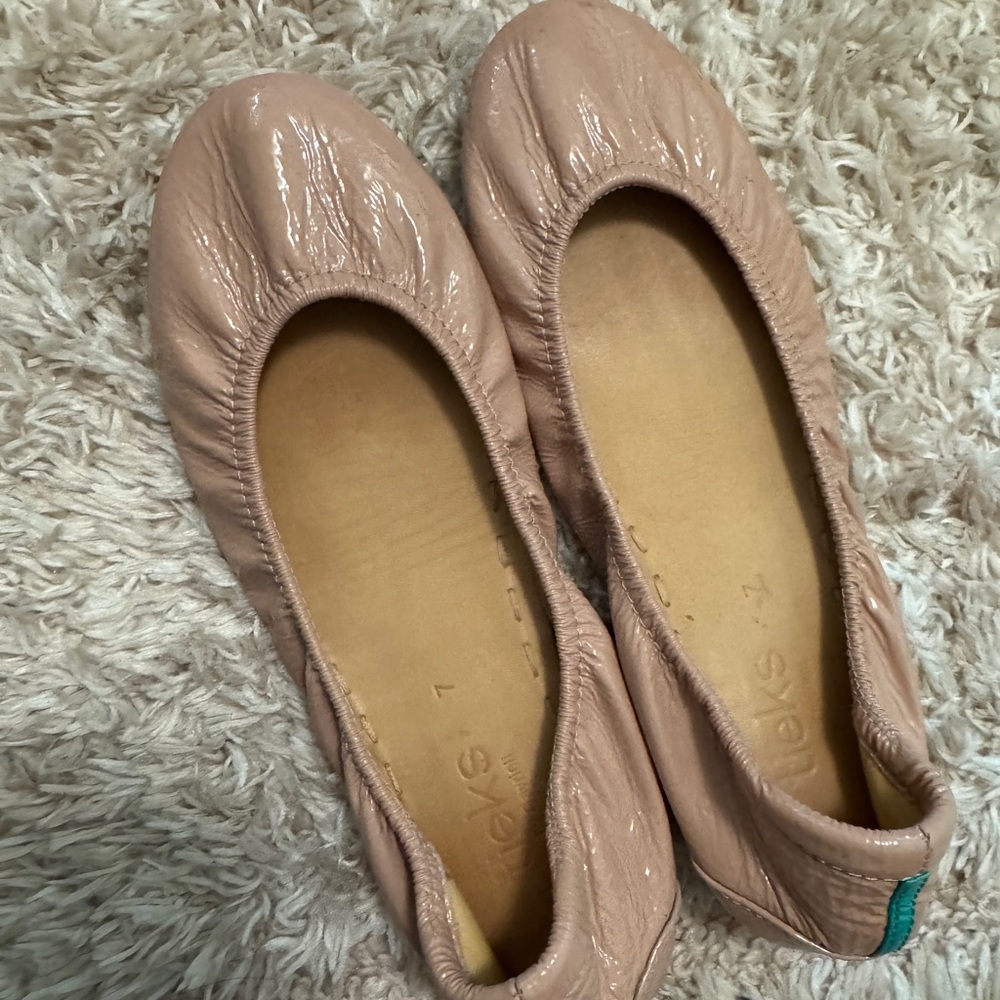 Tieks ballet flats nude pink